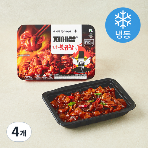 저세상 직화 불곱창 (냉동), 170g, 4개