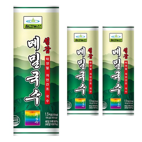 칠갑농산 메밀국수, 1.5kg, 3개