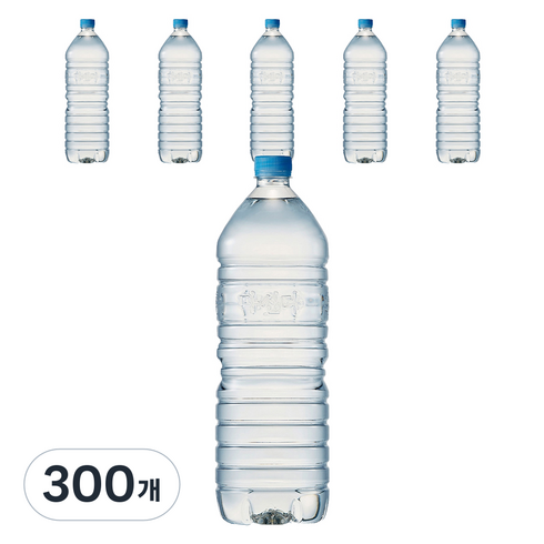 마신다 먹는샘물 무라벨, 2L, 300개