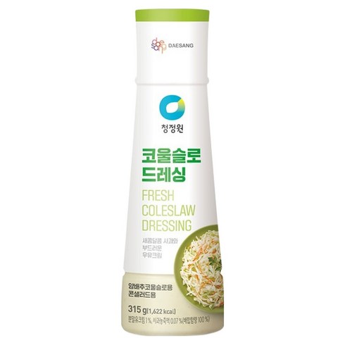 청정원 코울슬로 드레싱, 315g, 1개