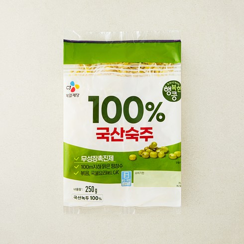 행복한콩 국내산 숙주, 250g, 1개