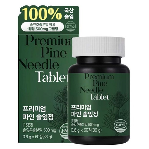 이롭핏 프리미엄 파인 솔잎정 36g, 1개, 60정