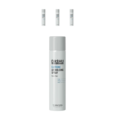 다슈 데일리 카페인 에어 홀딩 헤어스프레이, 180ml, 4개