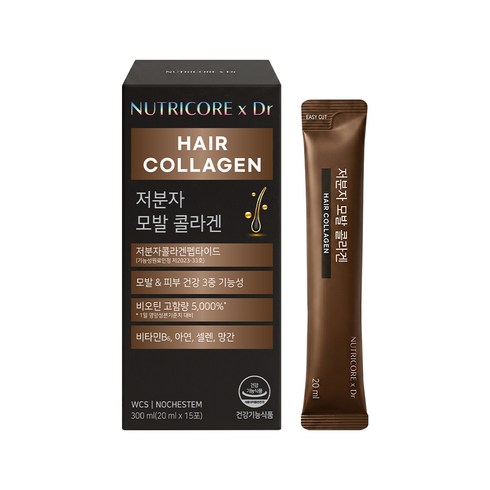 뉴트리코어 Dr 저분자 모발 콜라겐, 1개, 300ml