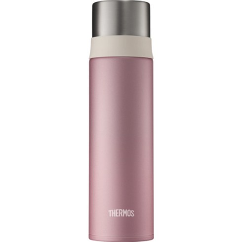 써모스 트럼펫 컵 타입 보온병 FFM-501K, 실버핑크, 500ml, 1개