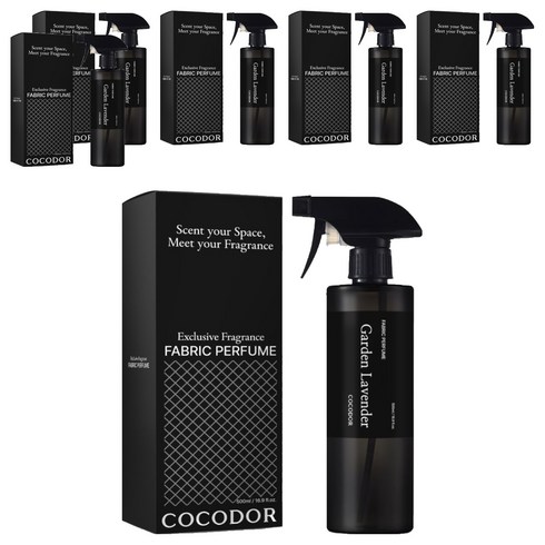코코도르 섬유탈취제 가든라벤더 본품, 500ml, 6개