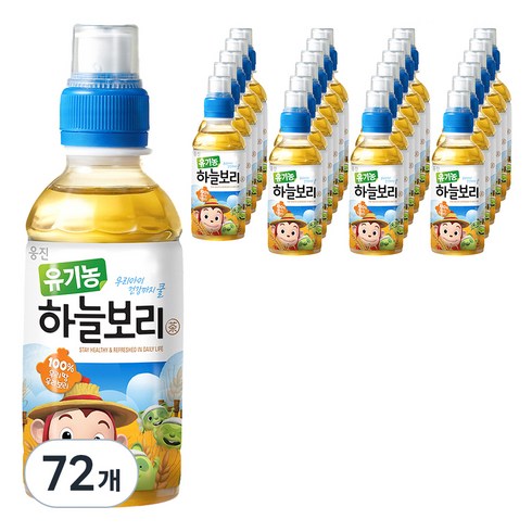 하늘보리 유기농 액상차, 200ml, 72개, 보리차