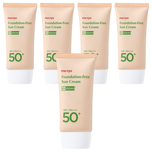 마녀공장 파데프리 선크림 SPF50+ PA++++, 50ml, 5개