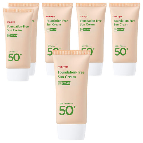마녀공장 파데프리 선크림 SPF50+ PA++++, 50ml, 6개