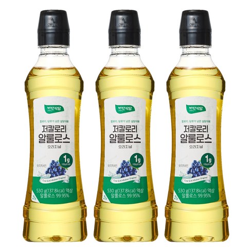 비단식당 저칼로리 알룰로스, 530g, 3개