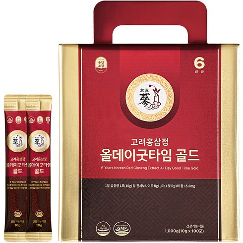 풍년보감 6년근 고려홍삼정 올데이굿타임 골드, 1kg, 1개