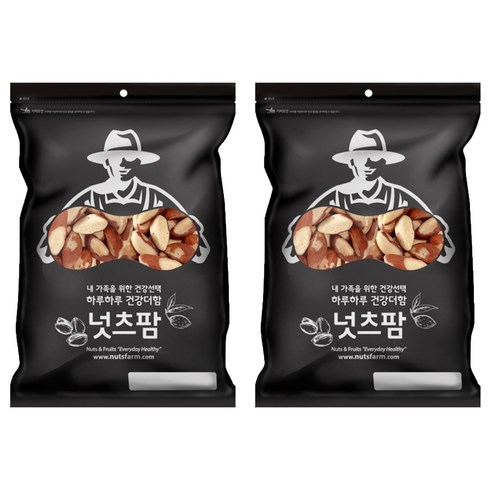 넛츠팜 브라질너트, 1kg, 2개