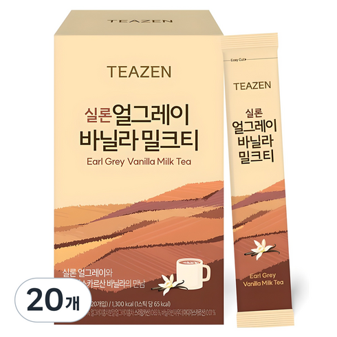 티젠 실론 얼그레이 바닐라 밀크티, 15g, 20개입, 20개