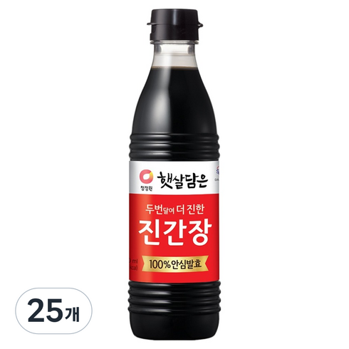 햇살담은 두번 달여 더 진한 진간장, 500ml, 25개