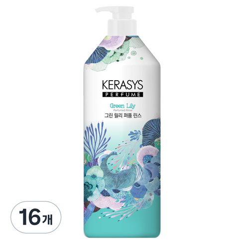 케라시스 그린 릴리 퍼퓸 린스, 16개, 1L