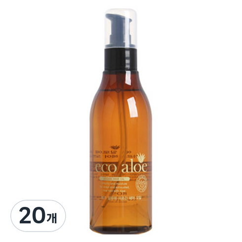로제 에코 알로에 아르간 헤어 오일, 20개, 200ml