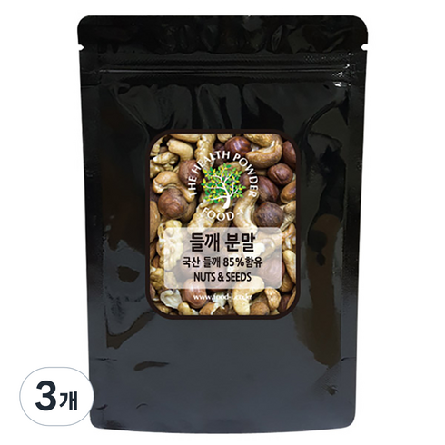 거룩한가 국내산 생 들깨 분말, 1.2kg, 3개