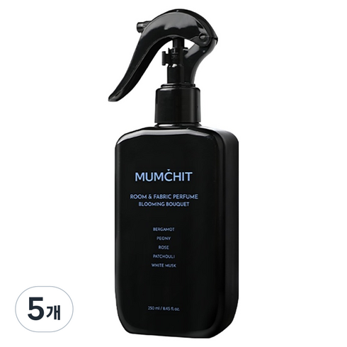멈칫 섬유 향수, 블루밍부케, 250ml, 5개