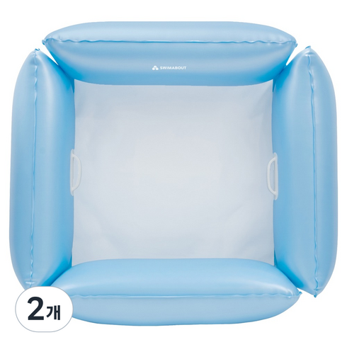스윔어바웃 사각 해먹 튜브, 스카이블루(PH02), 2개