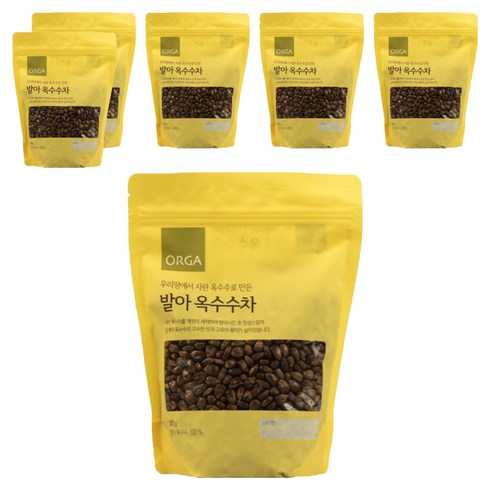 올가홀푸드 ORGA 발아 옥수수차, 500g, 1개입, 6개