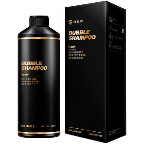 더클래스 고농축 기능성 버블 카샴푸, 500ml, 1개