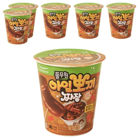 풀무원 아임뽀끼 짜장 떡볶이, 100g, 6세트