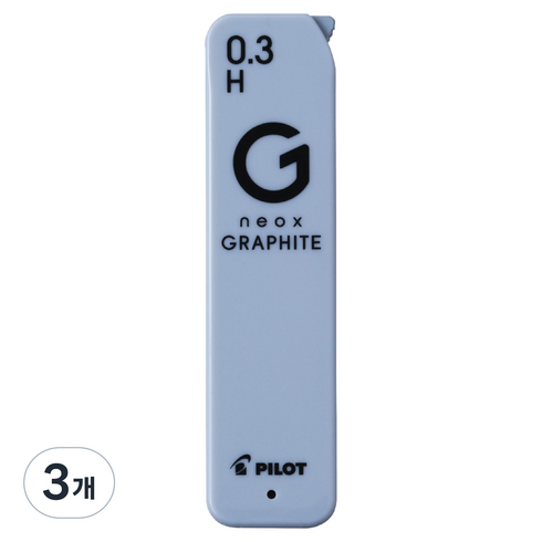 파이롯트 네옥스 그라파이트 샤프심 H, 3개, 0.3mm