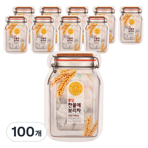 제임스티스푼 찬물에 보리차 티백, 1g, 10개입, 100개