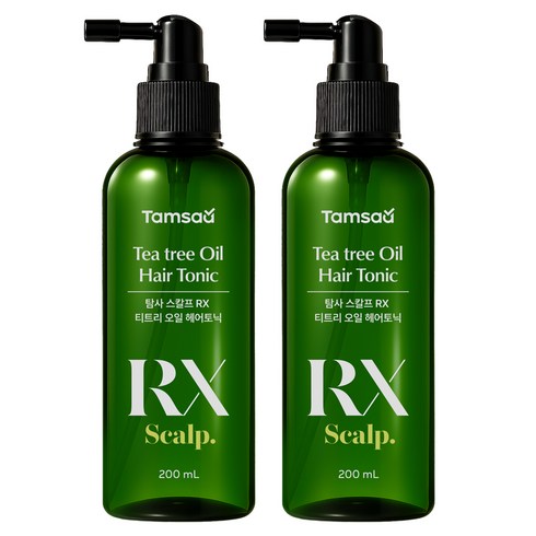 탐사 스칼프 RX 티트리 오일 헤어토닉, 2개, 200ml