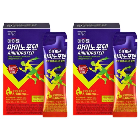 하이뮨 아미노포텐 에너지젤, 400g, 2개