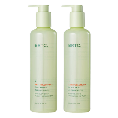 비알티씨 안티폴루션 블랙헤드 클렌징 오일, 2개, 300ml