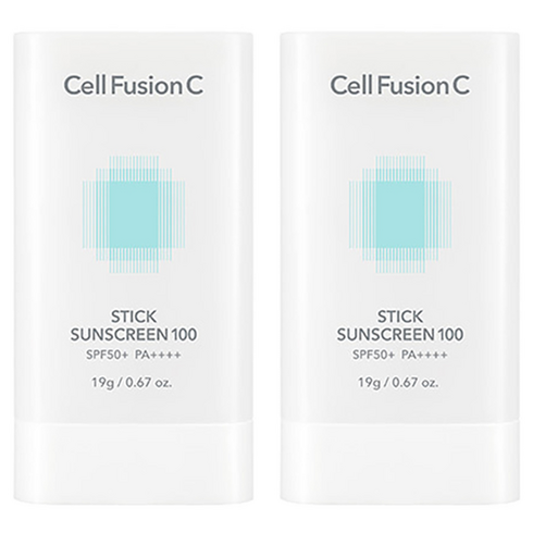 셀퓨전씨 스틱 썬스크린 100 SPF50+ PA++++, 19g, 2개