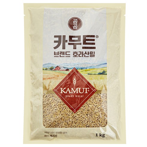 곰곰 카무트® 브랜드 호라산밀, 1kg, 1개