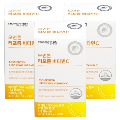 모먼튼 리포좀 비타민C 33g, 3개, 30정