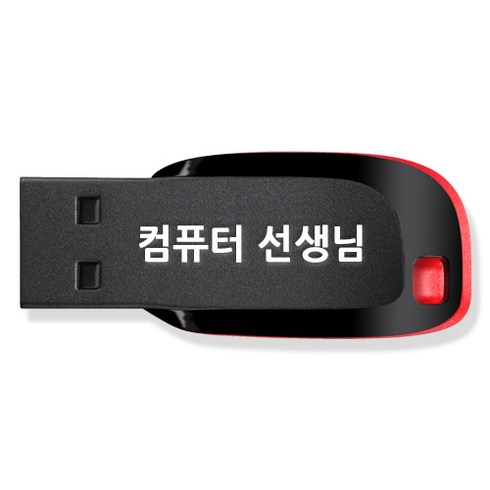 컴퓨터 선생님 usb + 컴퓨터 기초 교육 강좌 동영상 수강권, 1USB