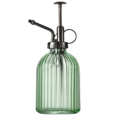 댓츠댓 레트로 프레스 유리 스프레이 분무기 스트라이프 320ml, 1개, 그린