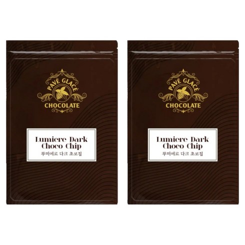 파베글라스 루미에르 다크초코칩, 400g, 2개