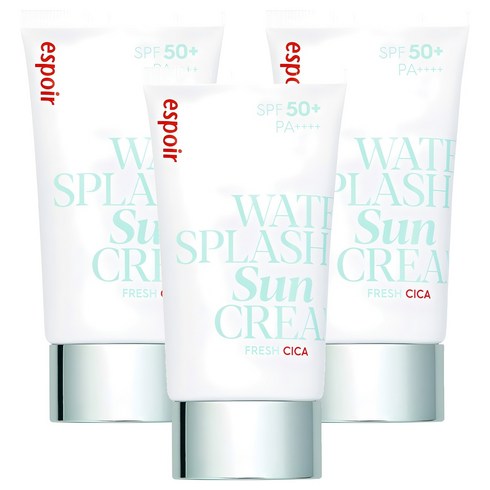 에스쁘아 워터 스플래쉬 선크림 프레쉬 시카 SPF50+ PA++++, 60ml, 3개
