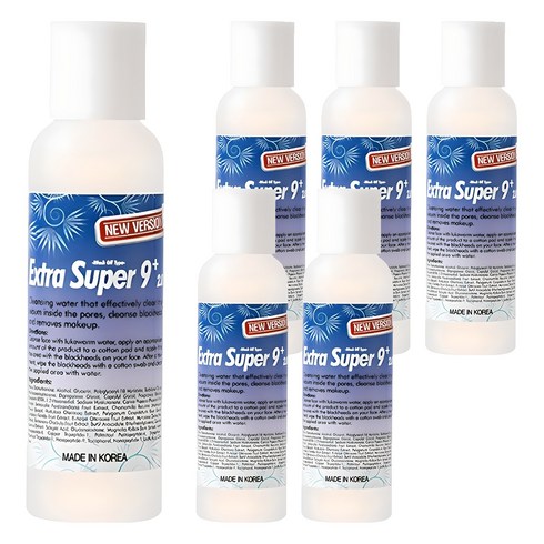 메디필 엑스트라 슈퍼 9 플러스 2.0 피지클리너, 100ml, 6개