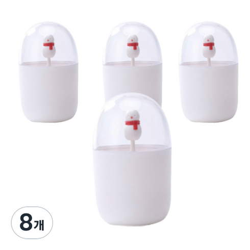 노르딕 크리스마스 면봉 홀더, A타입(화이트), 8개