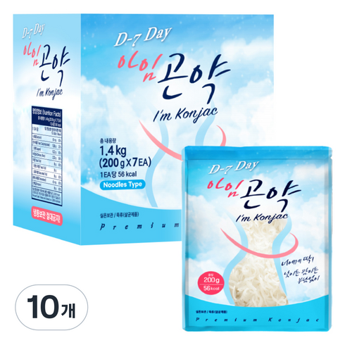 아임 곤약, 1.4kg, 10개
