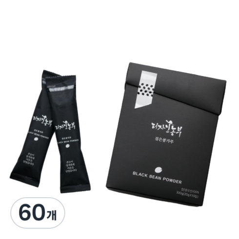 디자인농부 검은콩가루, 20g, 60개