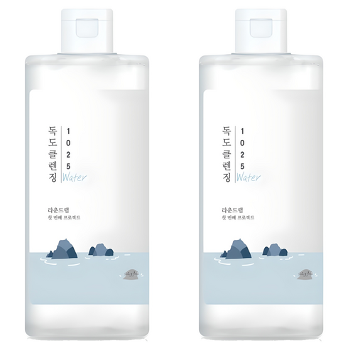 라운드랩 1025 독도 클렌징워터, 400ml, 2개