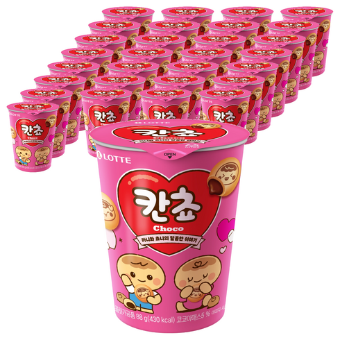 롯데웰푸드 칸쵸 컵, 88g, 30개