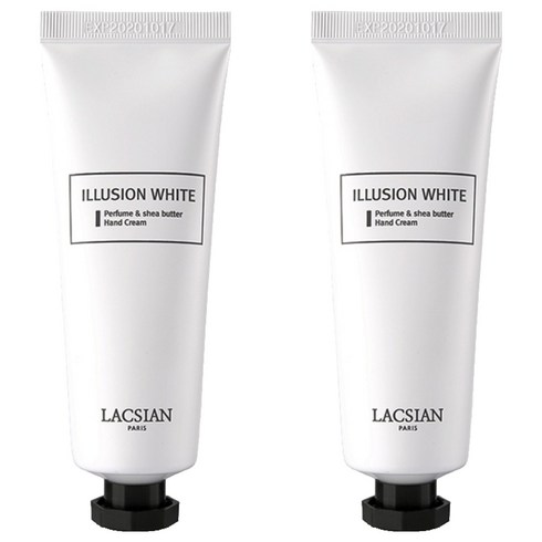 라끄시안 퍼퓸 핸드크림 일루션 화이트, 100ml, 2개