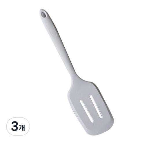 파스텔 실리콘 뒤집개 소, 그레이, 3개