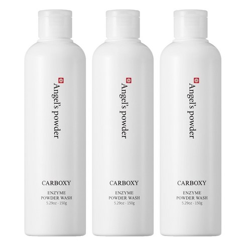 ANGELS 탄산 효소 세안제 대용량 클렌징 파우더, 150g, 3개