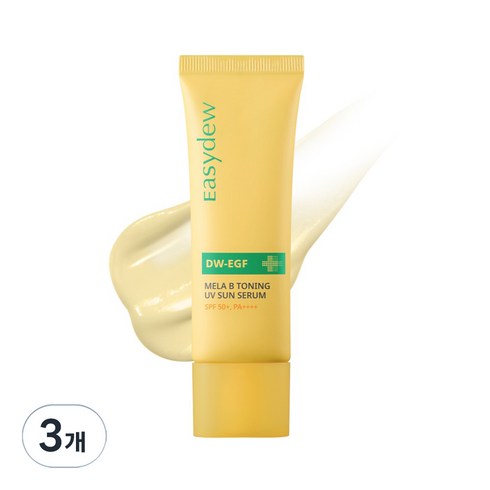 이지듀 멜라 비 토닝 유브이 선세럼 SPF50+ PA++++, 40ml, 3개