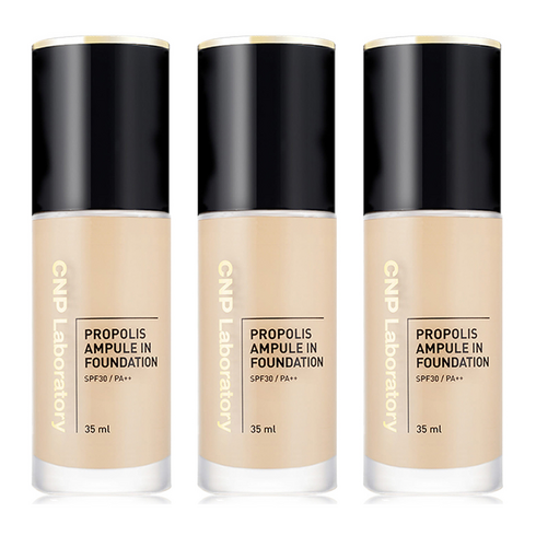 CNP차앤박 프로폴리스 앰플 인 파운데이션 35ml, 21호, 3개