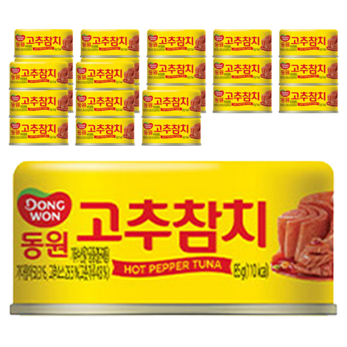 동원참치 고추 참치, 85g, 24개